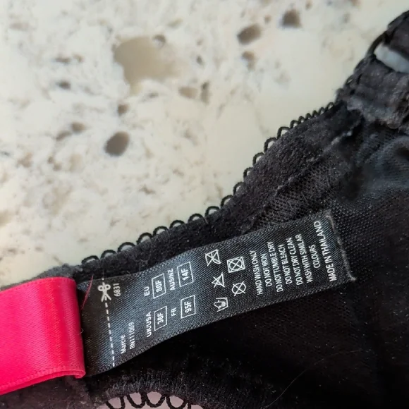 Cleo By Panache Marcie Bra Size 36F Black Lace - Picture 5 of 14